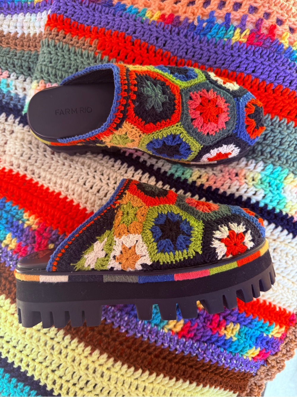 FARM RIO Crochet Platform Clog - Picture 6 of 6